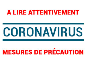 Mesures de précaution CORONAVIRUS